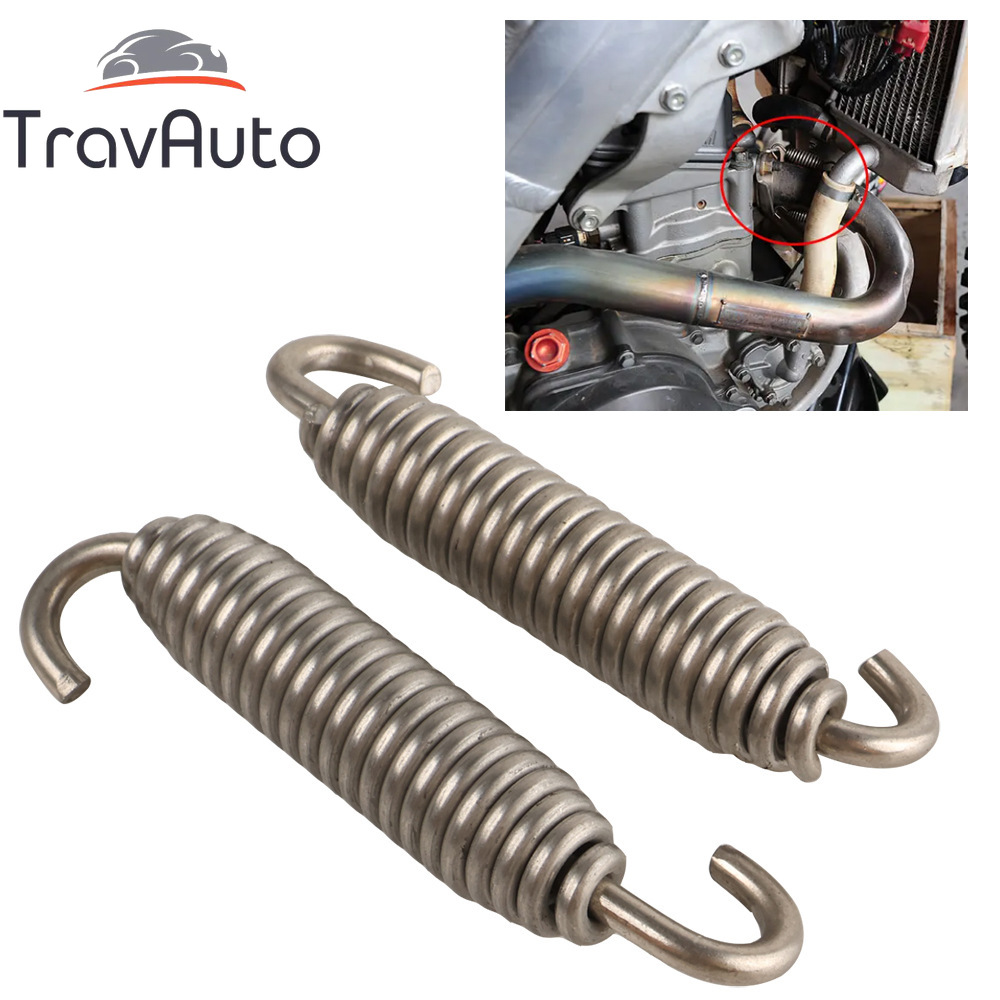 Fishing Swivel Connector - Travuto 2개 64mm 배기 스프링 스테인레스