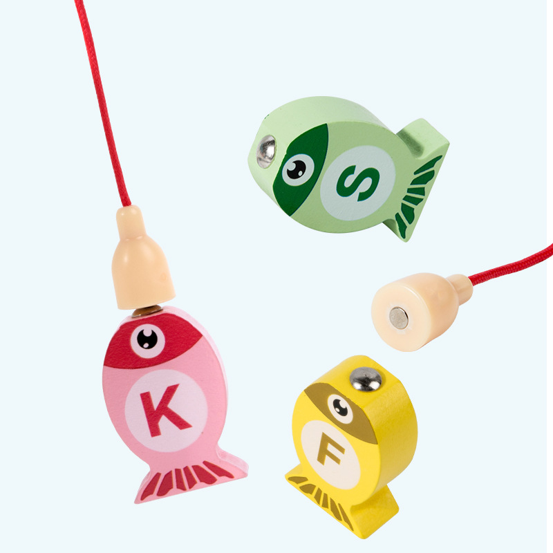 어린이 나무 낚시 게임 장난감 선물 조기 교육 알파벳  - Fishing Equipment For Kids 리뷰 및 가격