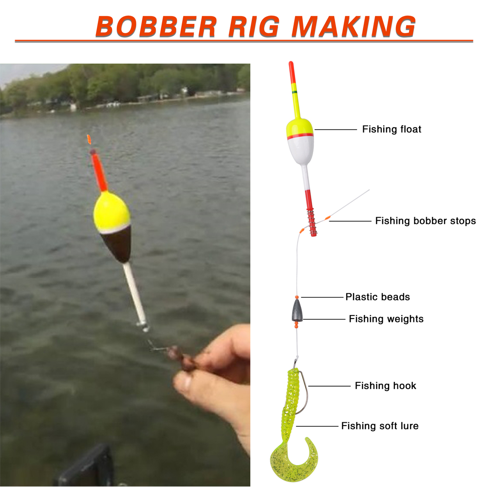 100Pcs 낚시 Bobber 플로트는 플라스틱 구슬로 - Fishing Bobber Float 리뷰 및 가격