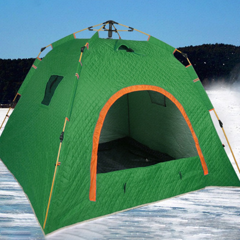 3중 레이어 야외 얼음낚시 텐트 완전 자동 빠른 설치- - Fishing Equipment Needed 리뷰 및 가격