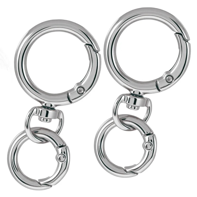 2세트 원형 스프링 스냅 카라비너 클립 O 링 회전 트 - Fishing Swivel Connector 리뷰 및 가격