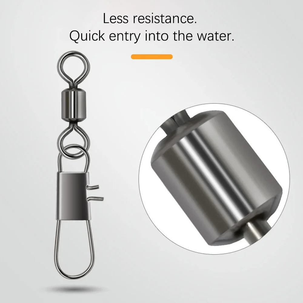 DNDYUJU 50pcs 낚시 커넥터 인터록 스냅이있는 - Fishing Swivel Connector 리뷰 및 가격