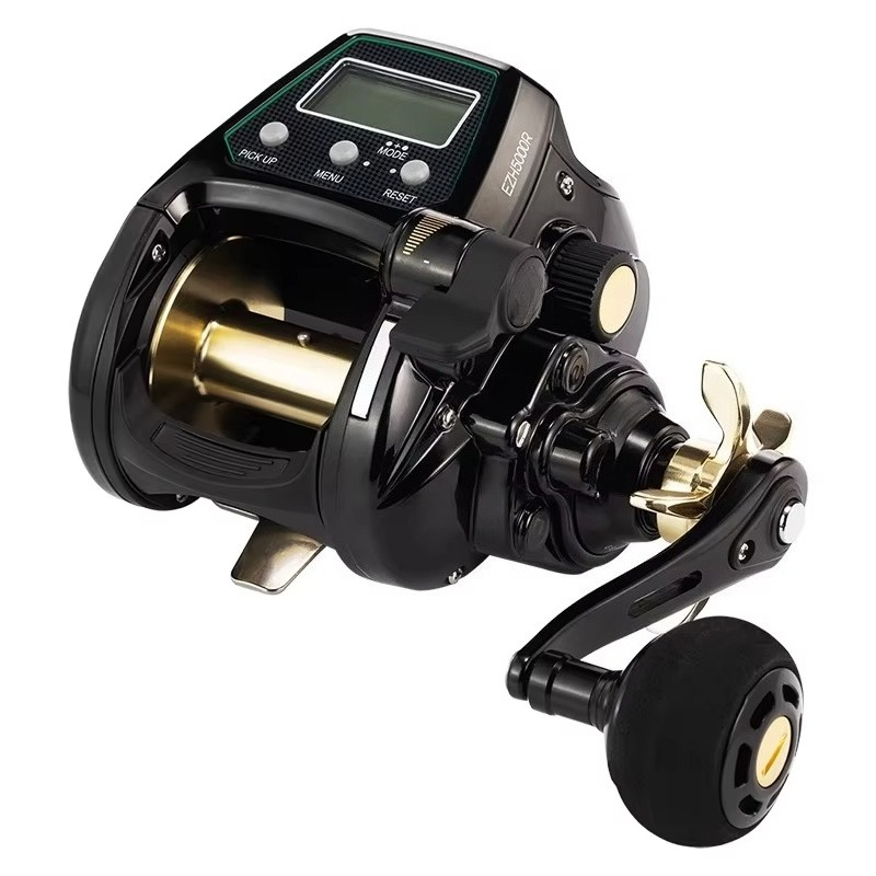 왼손잡이용 전동 트롤링 낚시릴 디지털 화면 6.4:1  - Electric Fishing Reel 리뷰 및 가격